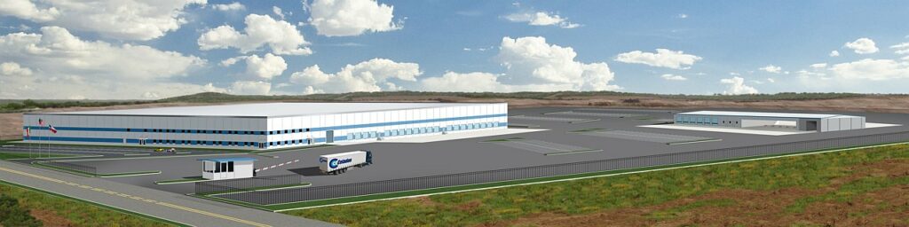 Photo realistic warehouse & distribution center rendering