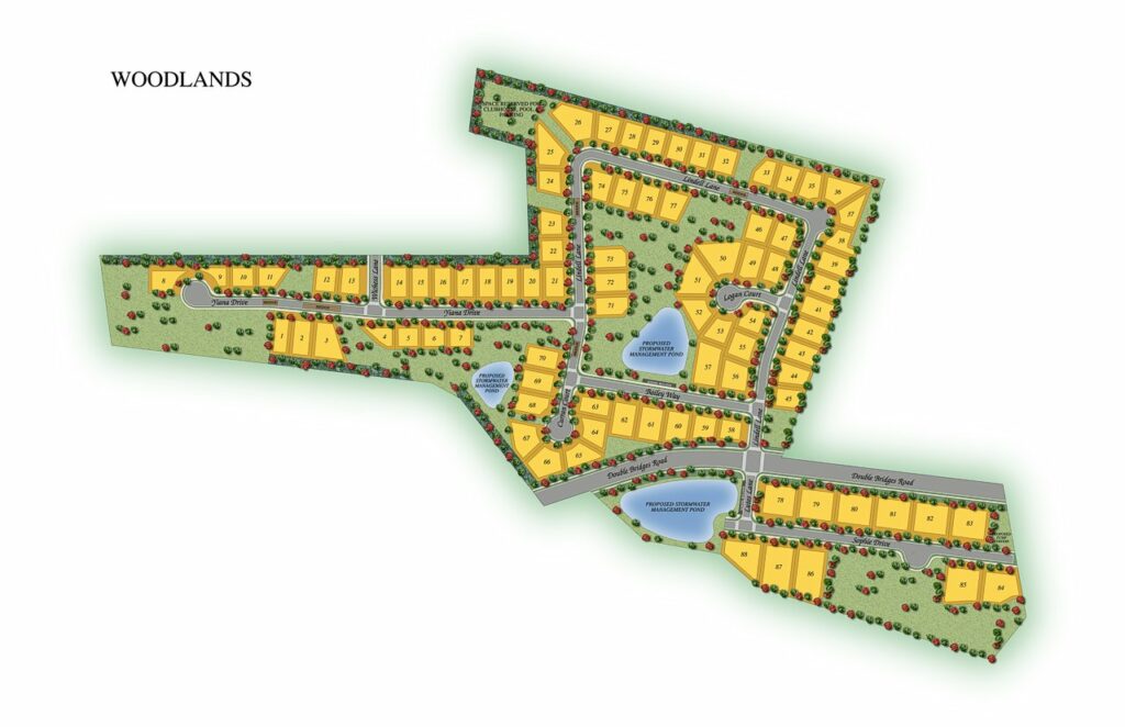 residential complex map drawing